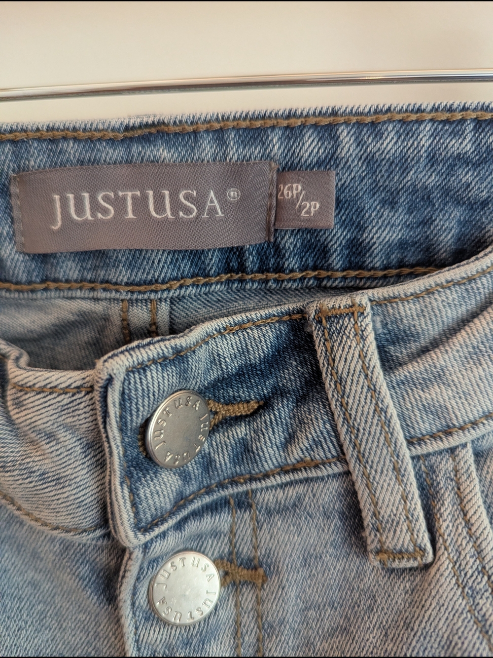 Just USA Faded Light Blue High-Rise Women’s Jeans
